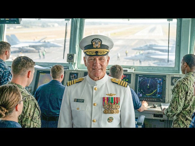 A Day in Life of CAPTAIN Piloting MASSIVE $13 Billion Aircraft Carrier