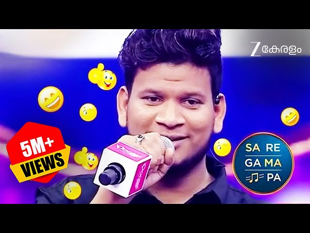 🤣AKBARINDE BEST COMEDY SCENE FROM Sa Re Ga Ma Pa Show! | Popular Malayalam Tv Show | @zeekeralam