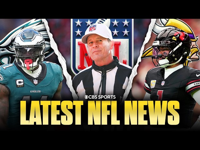 NFL preparing for replacement officials, A.J. Brown’s future, 2026 QB battles | Latest NFL News