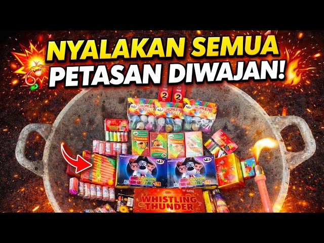 Experiment with Smoldering All Firecrackers in a Pan, the Results Are Crazy!