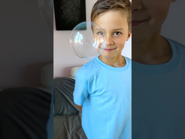 🫧Luca macht hüpfende Seifenblasen selbst🫧😍 #seifenblasen #basteln #diy #kindershorts #kinder #lernen
