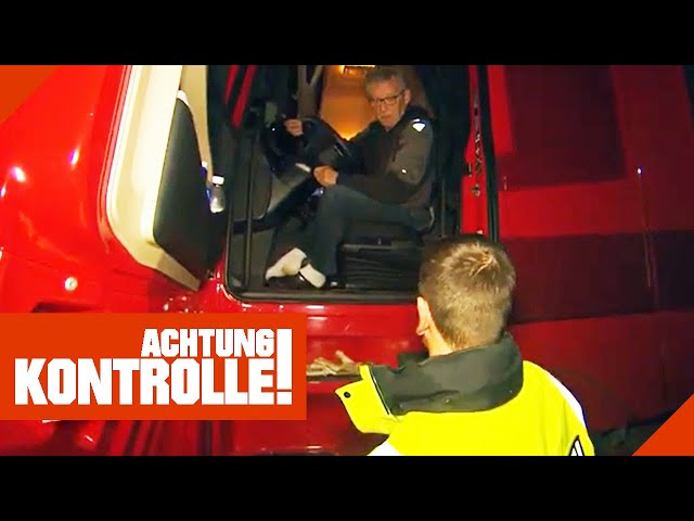 "Das hab ich noch nie gesehen" - LKW Kontrolle verblüfft Polizisten | Achtung Kontrolle | Kabel Eins