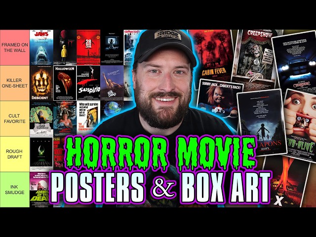 Ranking Horror Movie Posters | Tier List