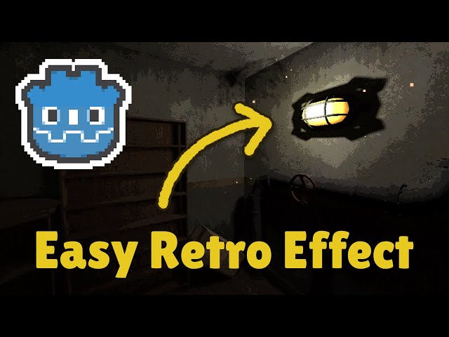 Make Retro-looking Games in Godot