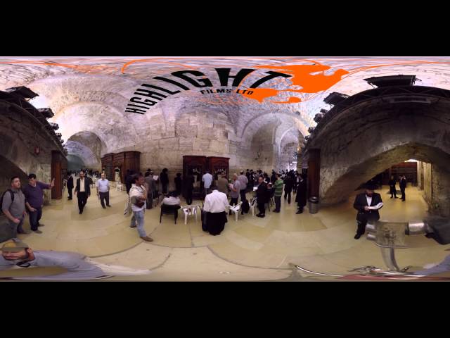 Watch Israel in 360 video: Jerusalem, the Western Wall synagogue