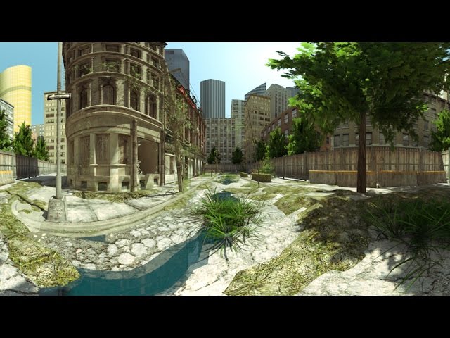 360 VR Post Apocalyptic Fallout 4 Abandoned City