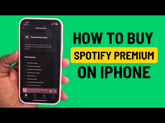 How to buy Spotify Premium on iPhone