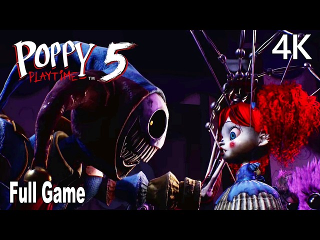 Poppy Playtime Chapter 5 FULL Gameplay Walkthrough (FULL GAME) 4K