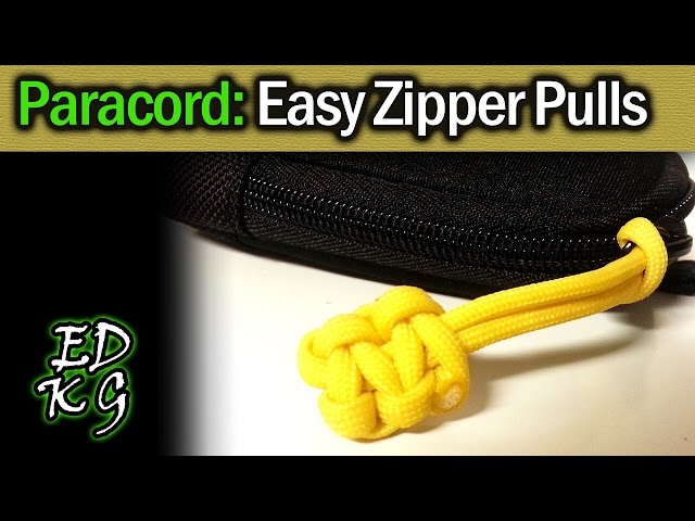 Simple Paracord: Quick & Easy Zipper Pulls