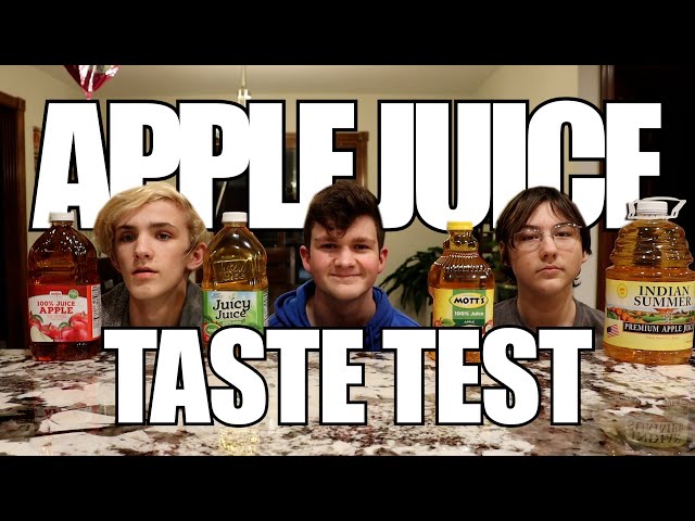 Apple Juice Taste Test