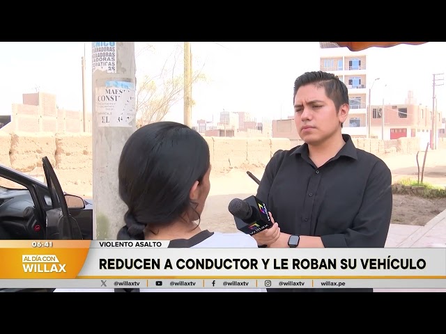 Al Día con Willax - ABR 06 - REDUCEN A CONDUCTOR Y LE ROBAN SU VEHÍCULO | Willax