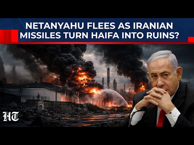 Netanyahu Abandons Israelis to Iranian Missiles as Haifa Port Burns, IRGC Mocks | Iran Vs US War