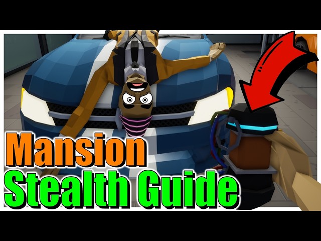 NEW Gadget Makes Mansion Stealth Guide EASY! [One Armed Robber Guides]