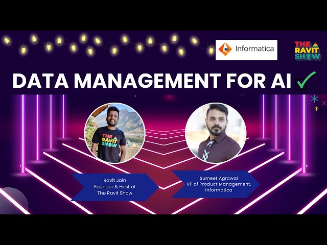 Data Management for AI, Informatica