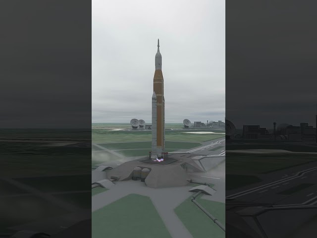 Artemis 2 Just Launched And It's Insane #nasa #simulation #hdr
