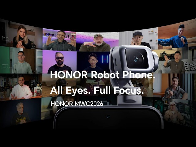 HONOR Robot Phone. All Eyes. Full Focus.