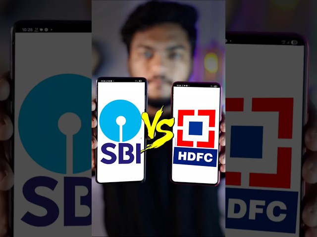 HDFC vs SBI Bank Which is Better? #hdfc #sbi