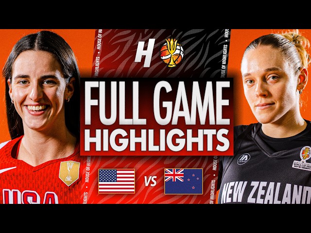 USA vs New Zealand - FULL GAME HIGHLIGHTS | March 15, 2026 FIBA Women’s World Cup Qualifiers