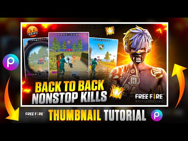 🔥 How To Make Free Fire Thumbnail In PicsArt 🔥🤯 | Free Fire Thumbnail Editing Tutorial 2025