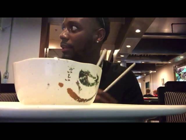 Kountry Wayne   Wayne Colley  When the wrong person try to eat with chopsticks!