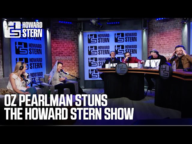 Mentalist Oz Pearlman Shocks Howard Stern and Stern Show Staff