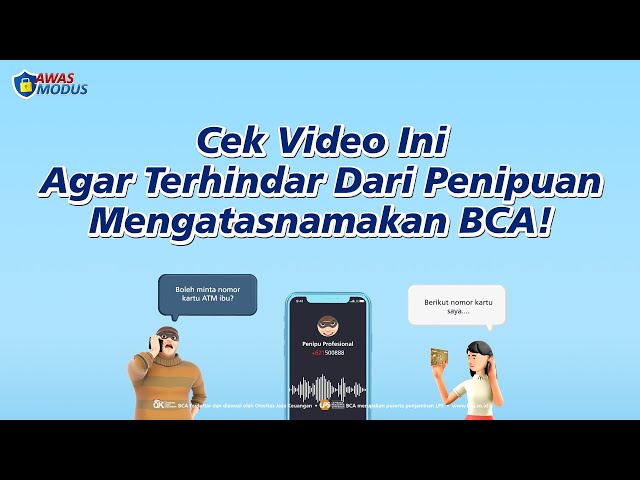 Awas Modus Penipuan Yang Mengatasnamakan BCA!