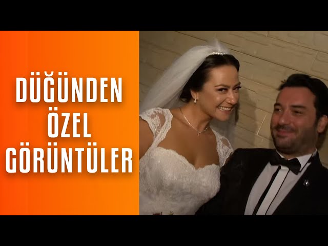 Ezgi Sertel ve Ozan Çobanoğlu'nun Düğününden Özel Görüntüler