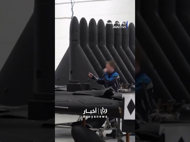 Russian state TV shows inside secret drone factory