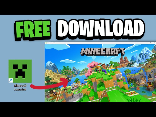 How To Download Minecraft For FREE on PC!
