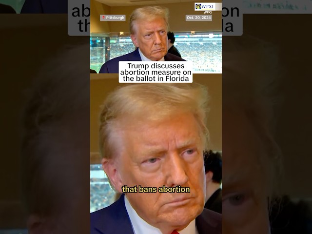 Trump discusses abortion measure on the ballot in Florida