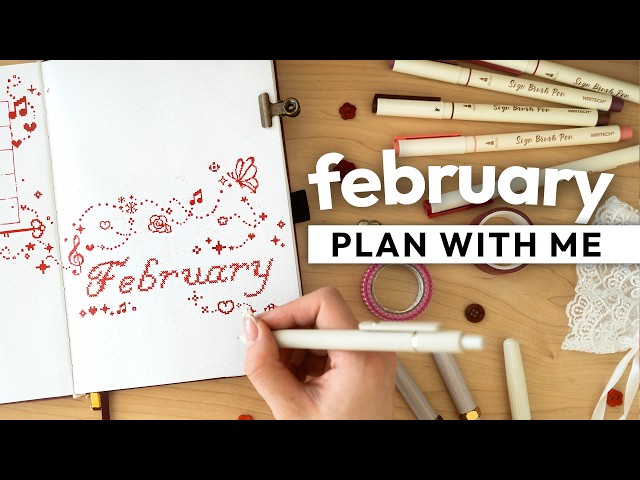 PLAN WITH ME | My February 2026 Journal Setup