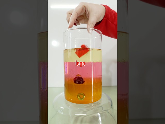 Mind-Blowing Liquid Density Experiment with Oil, Water & Honey! 🔬🧪