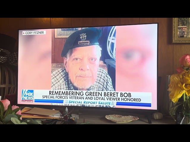 Bret Baier on Special Report on FOX NEWS just honored my Dad.  CHILLS. 🇺🇸❤️