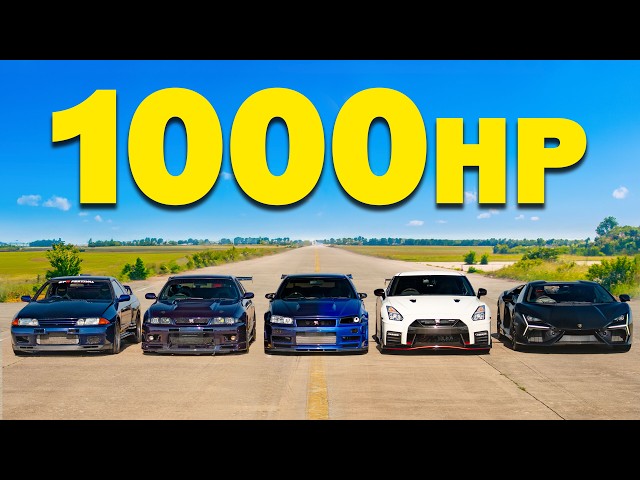 Ultimate GT-R DRAG RACE - THE MOVIE!