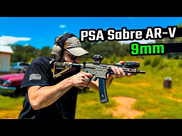 PSA Sabre AR-V 8" 9mm