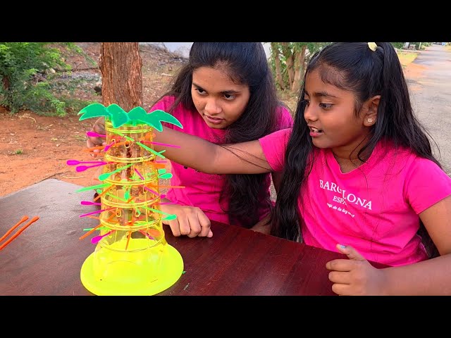 Monkey Tumble Game🐒 Challange 😱 Diyaishwarya I UNBOXING I DIY 