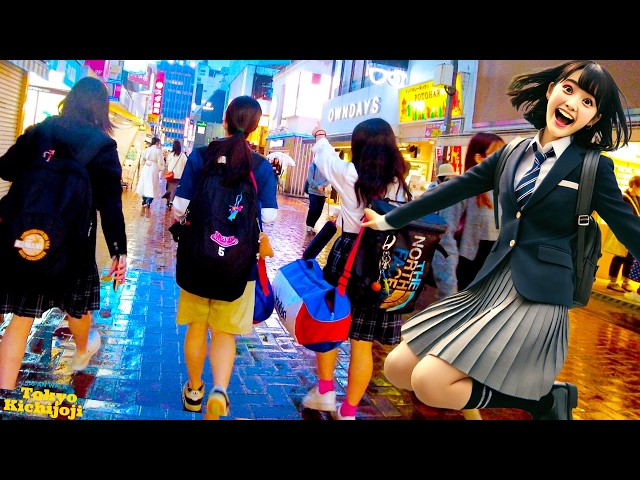 Tokyo Kichijoji 🐶 Let's play together 💖 4K Nonstop 1 hour