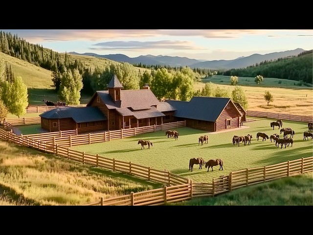 Man Transforms Land into a Ranch with a Stunning Custom-Built House | by @sasha_lera