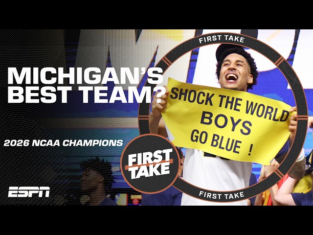 Is this Michigan's BEST BASKETBALL TEAM EVER?! Stephen A. & Jay Williams REACT! 🤔 | First Take