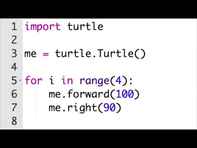 Why use For Loops in Drawing Python Turtle Graphics?