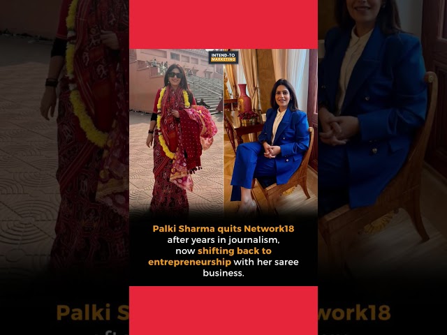 From prime-time journalism to entrepreneurship — a bold new chapter begins.Palki Sharma steps