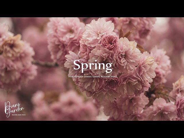 Spring is Blooming 🌸 Piano Garden Diaries: Cherry Blossom Piano | Relaxing Spring Music