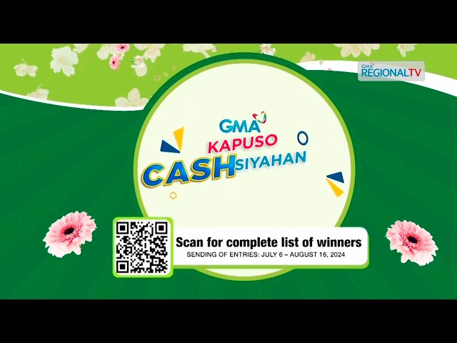 Balitang Bicolandia: Grand winners kan ‘Kapuso CASHiyahan Panalo’ kan GMA, bistuhon