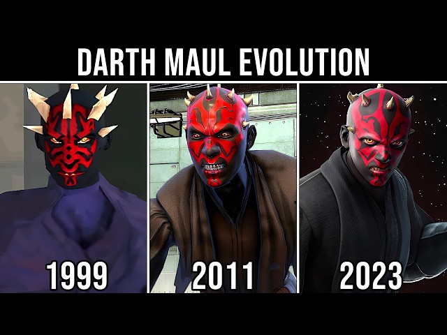 The Evolution of Darth Maul In Star Wars Games (1999 - 2023)