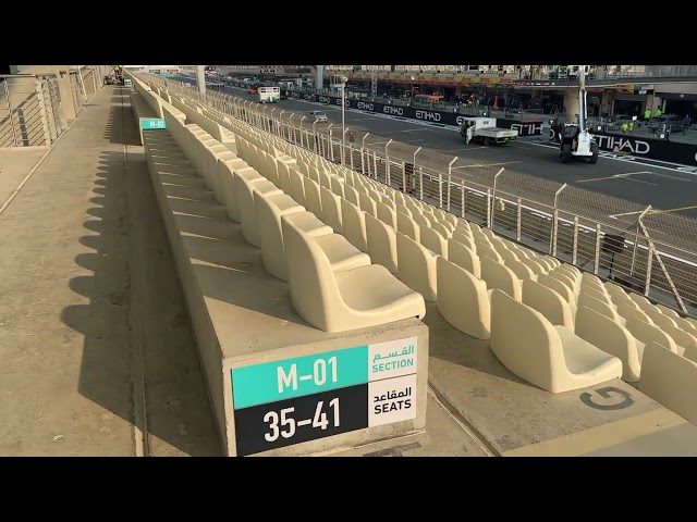 Main Grandstand Premium View (Section M-01): Abu Dhabi Grand Prix