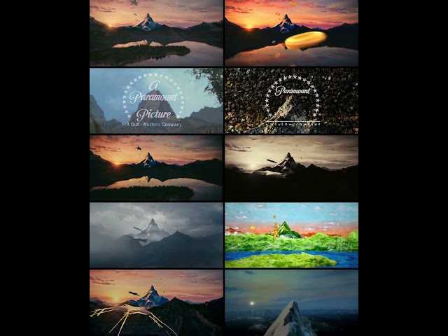 many unique looks, one iconic logo ⛰️ #Paramount #shorts