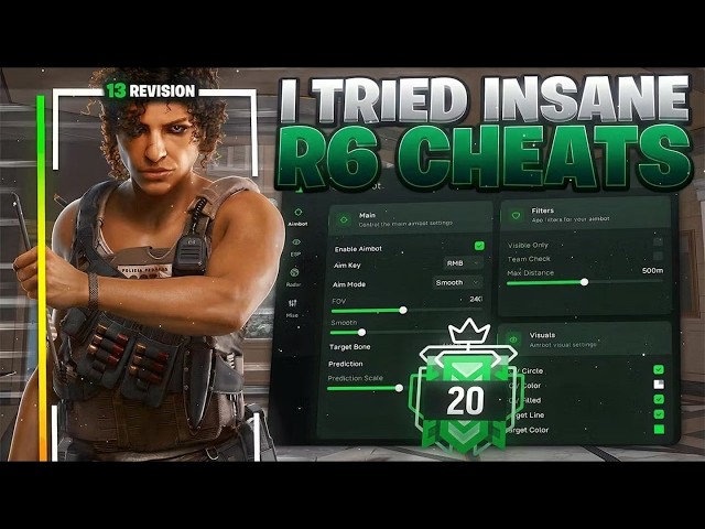 Using The BEST R6 CHEATS for the First Time.. (INSANE)