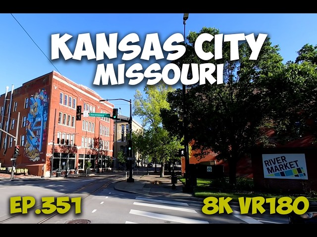 Ep.351 Kansas City Missouri - Kansas City Muse Of Missouri Fountain & River Core 8K VR180 3D Travel