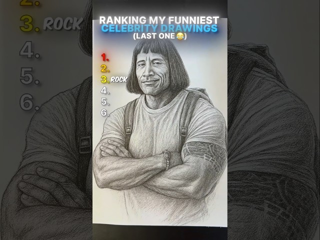Ranking My Funniest Celebrity Drawings 🤣