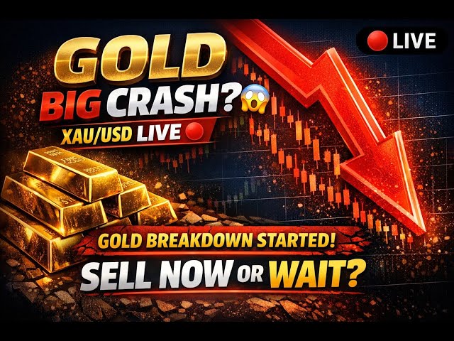 Gold XAU/USD LIVE 🔴 | Big Crash Coming? 😱 Live Trading Now